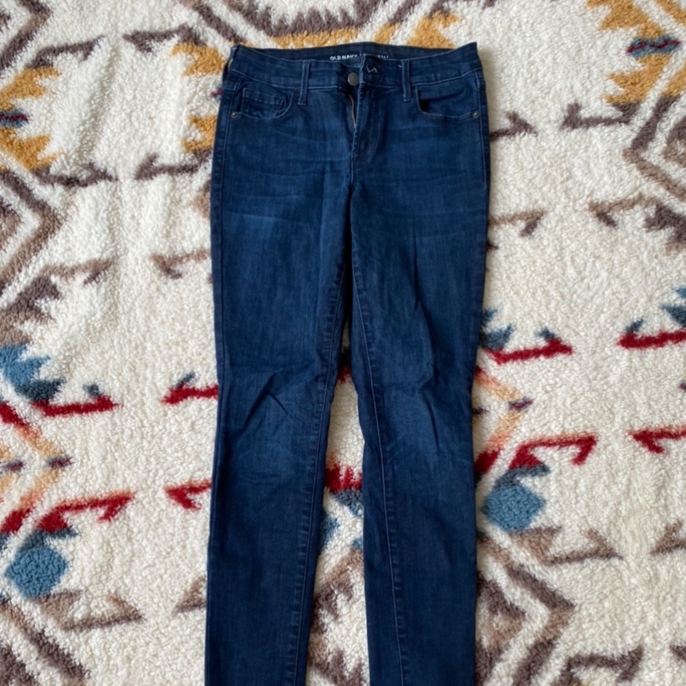 Rockstar Skinny Stretch Dark Wash Jeans